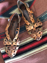 desert love leather patch flats | size 7