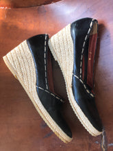 Leather | jute wedges | size 7