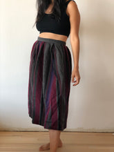 high waist wool skirt