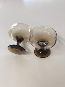 Vintage Noritake amber coupes