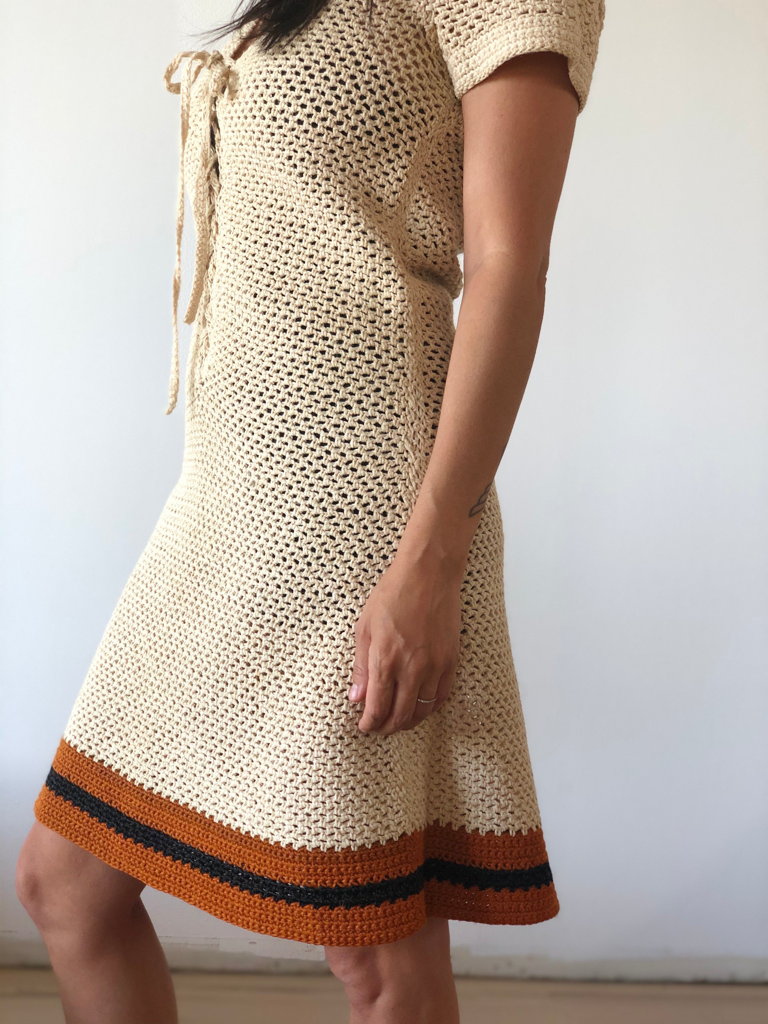 Couture 70s crochet dress – Vintage SOL