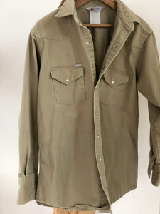 Carhartt pearl snap button up