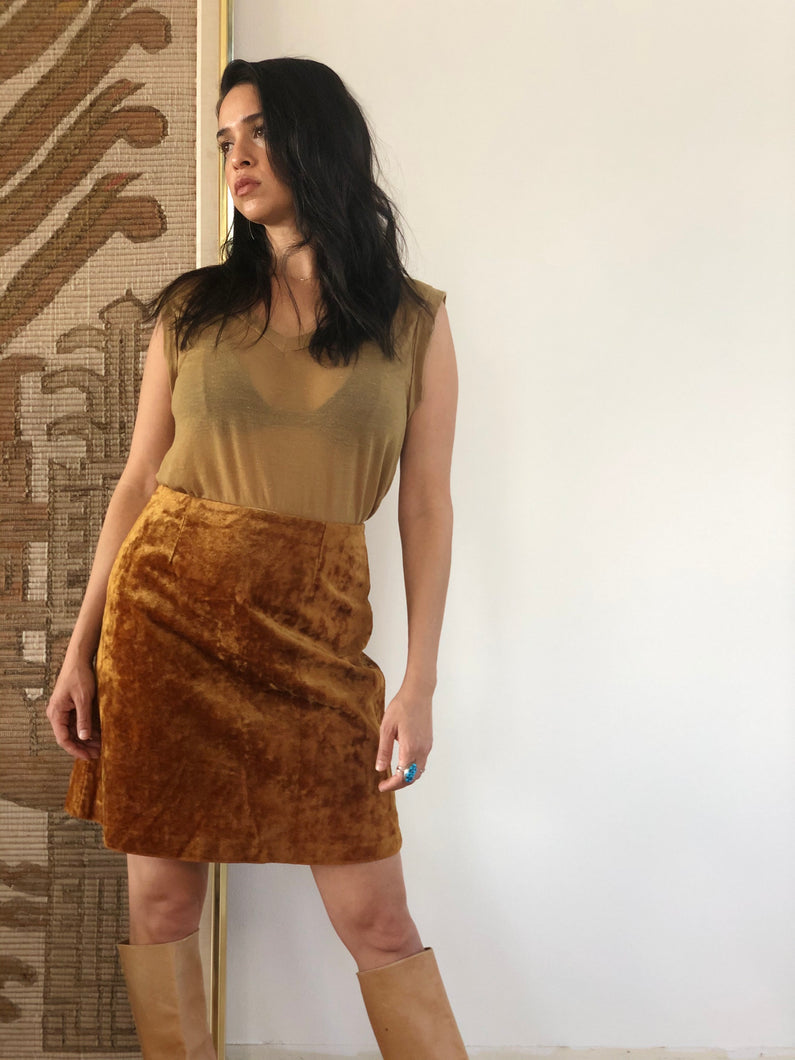 70’s copper skirt