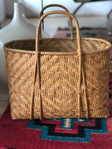 Handmade woven basket