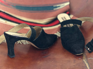 Italian ankle wrap heels | size 7 1/2